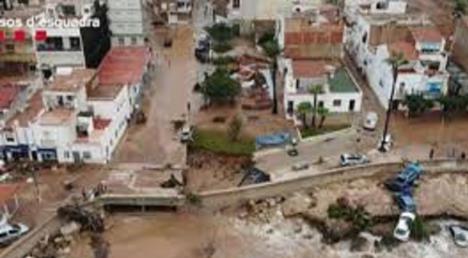 Desastre en Vinarós. Las lluvias arrasan la ciudad y dejan a miles de personas sin luz