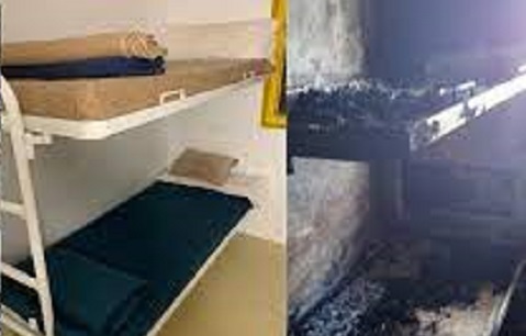 incendio en la cárcel de Dueñas con seis presos evacuados 