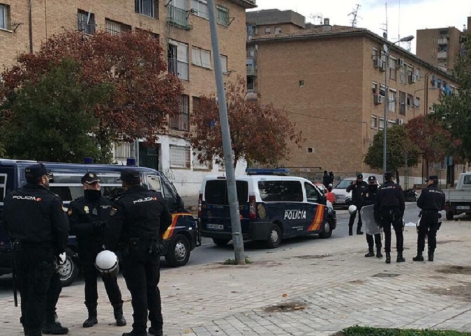  Espectacular operación de la policía contra el cultivo de marihuana en Granada
