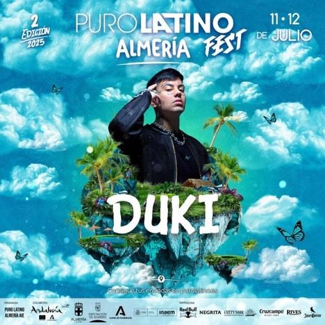 Duki se une al cartel de Puro Latino en Almería 2025