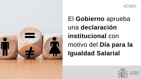 Gobierno español aprueba declaración por la Igualdad Salarial