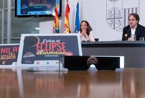 Aragón reparte 100,000 kits de observación del eclipse a escuelas para garantizar seguridad