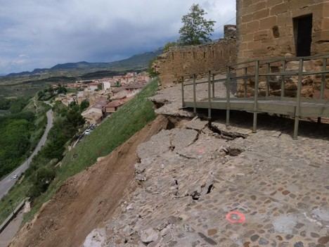 Gobierno de La Rioja activa medidas de emergencia tras derrumbe en castillo de San Vicente de la Sonsierra