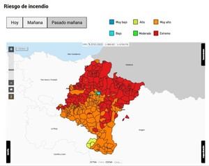 Navarra declara pre-emergencia por alto riesgo de incendios forestales