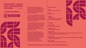 Gobierno Vasco lanzará estrategia para personas mayores 2026-2029