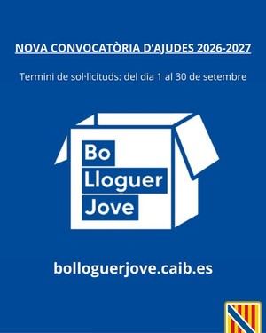 El Govern abrirá en septiembre el plazo para solicitar ayudas del Bono Alquiler Joven