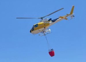 Simulacro exitoso de extinción de incendio forestal en Baleares con riesgo para la población