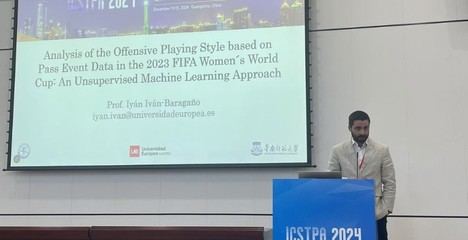 Iyán Iván-Baragaño presenta su investigación en conferencia internacional de tecnología deportiva en China