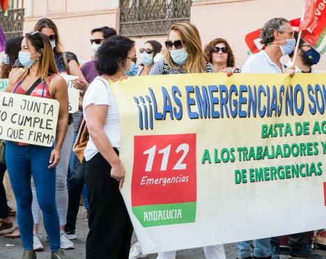 La Junta de Andalucía no comparece en SERCLA previo a huelga del 112 en Semana Santa