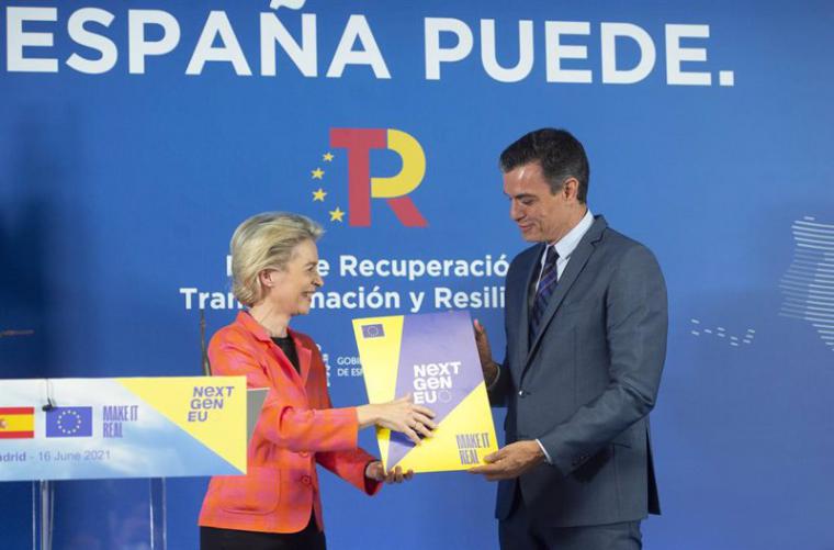 El plan de recuperación de España obtiene la máxima nota de Bruselas en diez de los once criterios