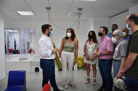 El Alcalde de Lorca visita la Escuela de Verano que la Asociación de Enfermedades Raras D´Genes está realizando en las instalaciones de su Centro Multidisciplinar `Cristina Arcas Valero’
