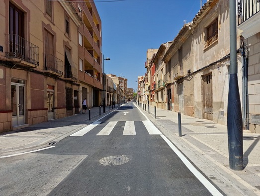 El Ayuntamiento de Lorca lleva a cabo la reparación de diversos tramos en la calle 'Eulogio Periago'