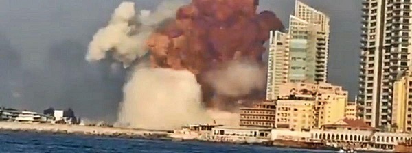  El nitrato de amonio almacenado en una nave provocó la explosión de Beirut 
