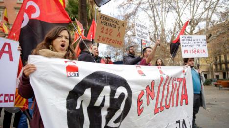 Tercera jornada de paros en 112 Andalucía