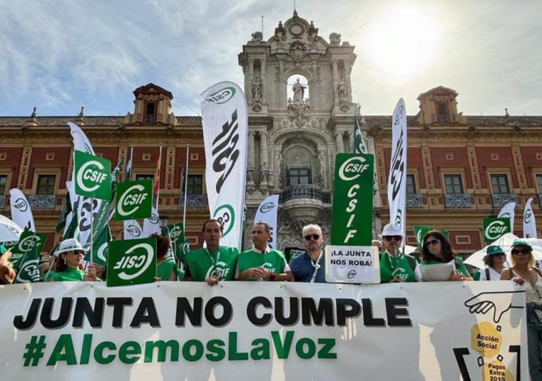 CSIF exige a la Junta que “abandone el paripé” y recupere ya las ayudas de Acción Social para los empleados públicos andaluces