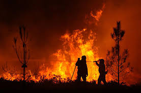 Galicia arde, pero también Asturias y portugal. En Total más de 200 incendios activos.