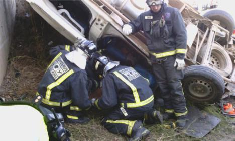 Dos fallecidos en un accidente de trafico en Caravaca
 