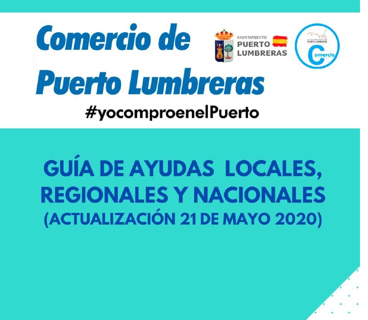 El Ayuntamiento de Puerto Lumbreras distribuye una guía de ayudas a autónomos y pymes frente al COVID-19