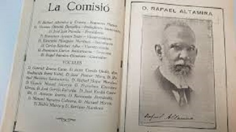 'Rafael Altamira', por Pedro Cuesta Escudero autor de La escuela en la reestructuración de la sociedad española (1900-1923)
 