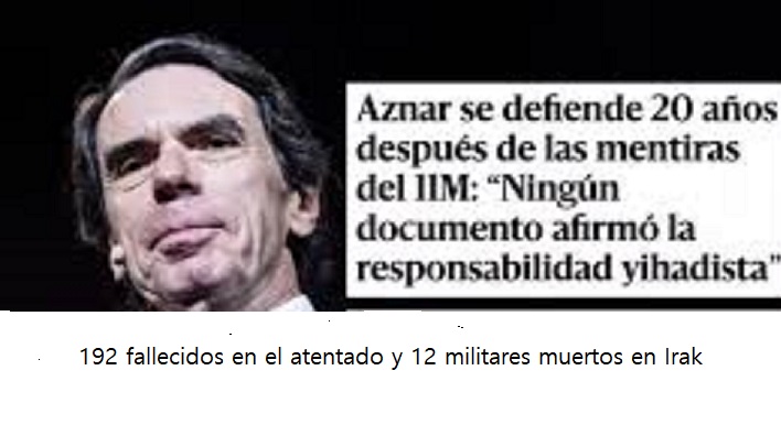 'Aznar y su responsabilidad en el peor atentado de España', por Gabriel Sánchez Ogayar