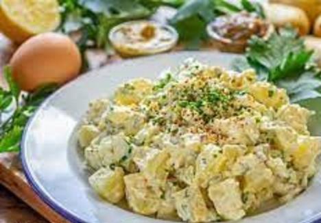 Ensaladilla de patata con mayonesa de limón y mostaza
