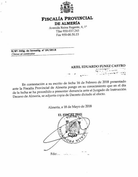 El gobierno del popular Luis Rogelio Rodríguez Comendador, nido de la corrupción en Almería