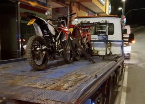 La Policía Local de Lorca inmoviliza cinco ciclomotores en un control para detectar posibles alteraciones de las características técnicas de estos vehículos y posibles excesos de ruido