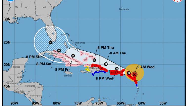 El nuevo huracán se llama 'Irma'