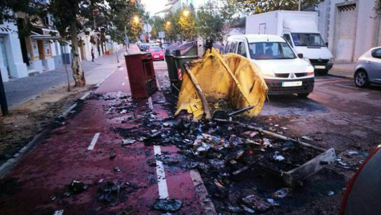 Halloween deja daños en Jerez por valor de más de 8.000 euros.
