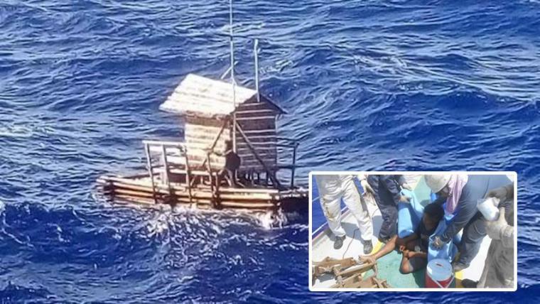 El joven que sobrevivió 49 días mar adentro en una “cabaña de pesca”