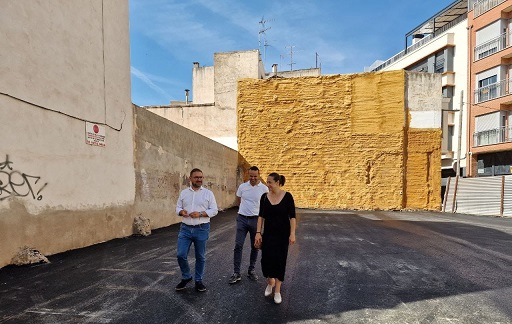 El Alcalde de Lorca en funciones supervisa el final de las obras de remodelación de las calles 'Juan XXIII', 'Hernando de Burgos' y 'Párroco Antonio Llamas'