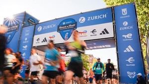 Madrid acoge a 47,000 corredores en su maratón más grande hasta la fecha