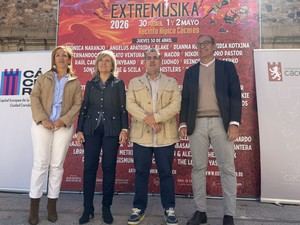 Extremúsika 2026 contará con más de 60 artistas en Cáceres durante el puente de mayo