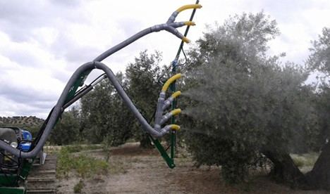Universidad de Jaén crea pulverizador que disminuye en un 70% la pérdida de fitosanitarios