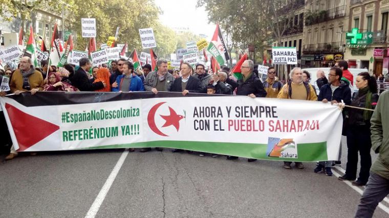 Varios miles de manifestantes piden que España se comprometa con la libertad del Sáhara