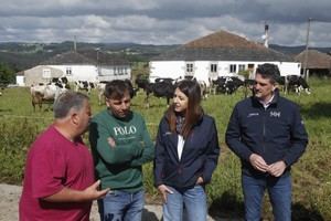 María José Gómez destaca el rescate de vacas en Taboada tras caer por un barranco