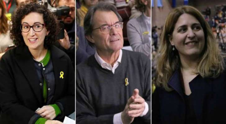  Marta Rovira, Marta Pascal, Artur Mas y Anna Gabriel ante el juez dentro de dos semanas