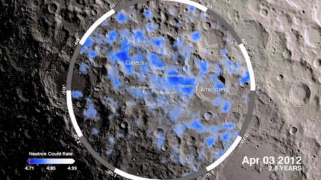 La NASA detecta agua en la superficie de la Luna