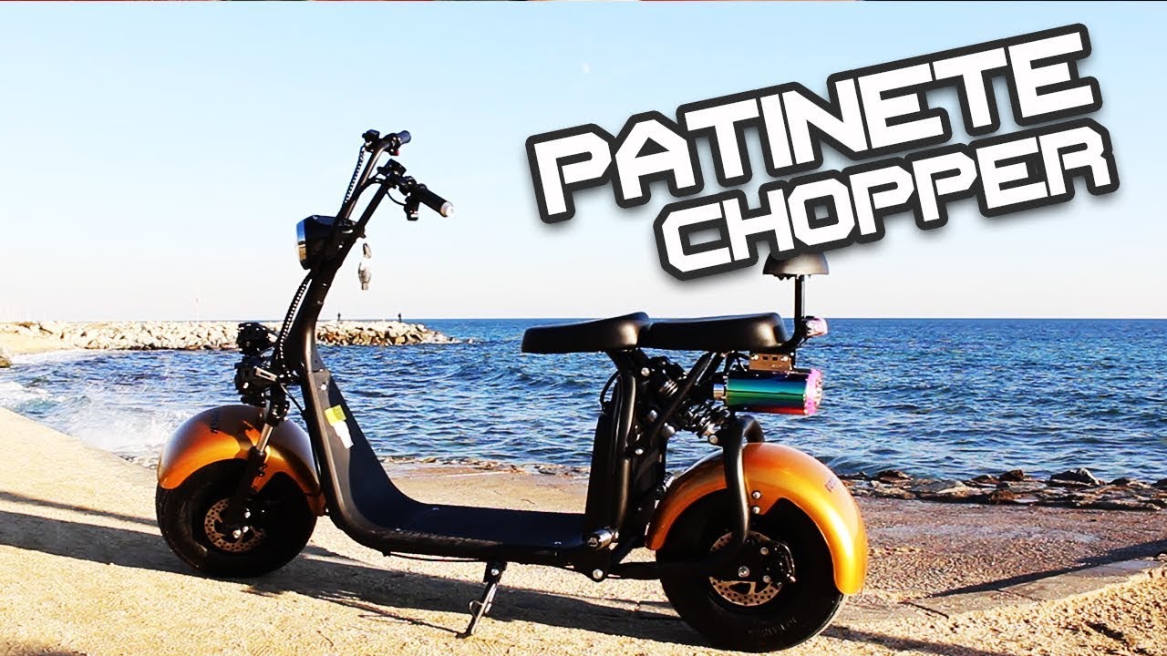 Novedosa moto eléctrica CityCoco 1000w batería 60v. El patinete elé