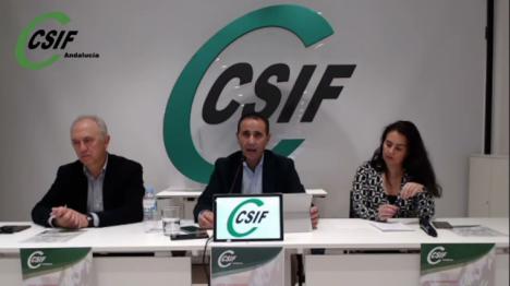 CSIF protesta contra las injustas indemnizaciones por razón del servicio del personal de la Junta de Andalucía