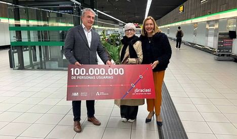 Metro de M&Atilde;&iexcl;laga alcanza los 100 millones de usuarios desde su inauguraci&Atilde;&sup3;n