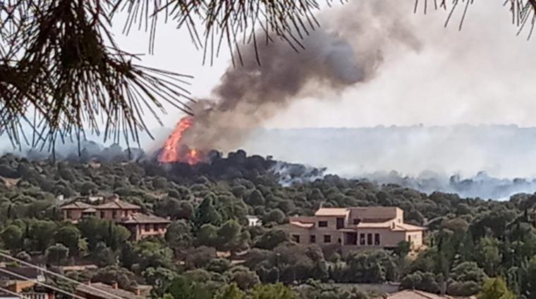 Un incendio forestal en Toledo obliga a desalojar a vecinos del barrio de Montesión y la Bastida
 