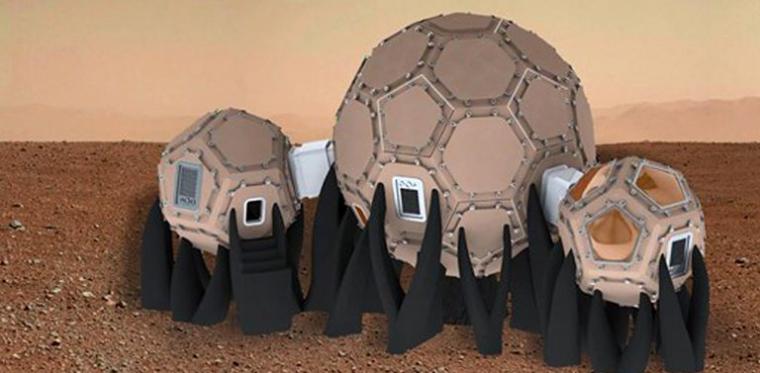 La NASA presenta los tres primeros diseños de vivienda marciana