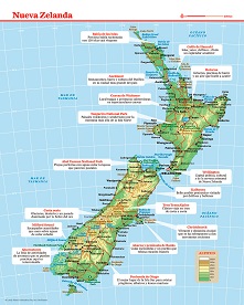Una masa de agua cálida se desplaza por el Pacífico cdesde Nueva Zelanda a Sudamérica