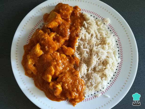 Receta de Pollo al curry