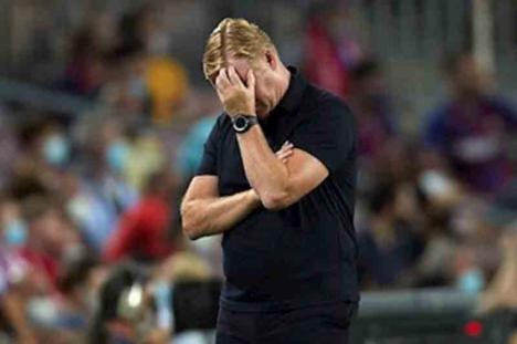 El Barcelona despide a Koeman tras la derrota contra el Rayo Vallecano