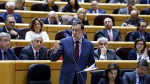 Rajoy acude al Senado, donde hoy se votara la aplicación del artículo 155