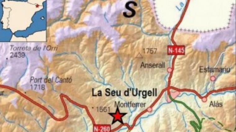 Ultima hora: Terremoto de 4,2 grados en La Seu D’Urgell, Binefar, Barbastro, Monzón y Huesca