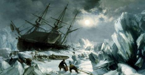 La expedición de John Franklin, que desapareció en 1845 en el Ártico