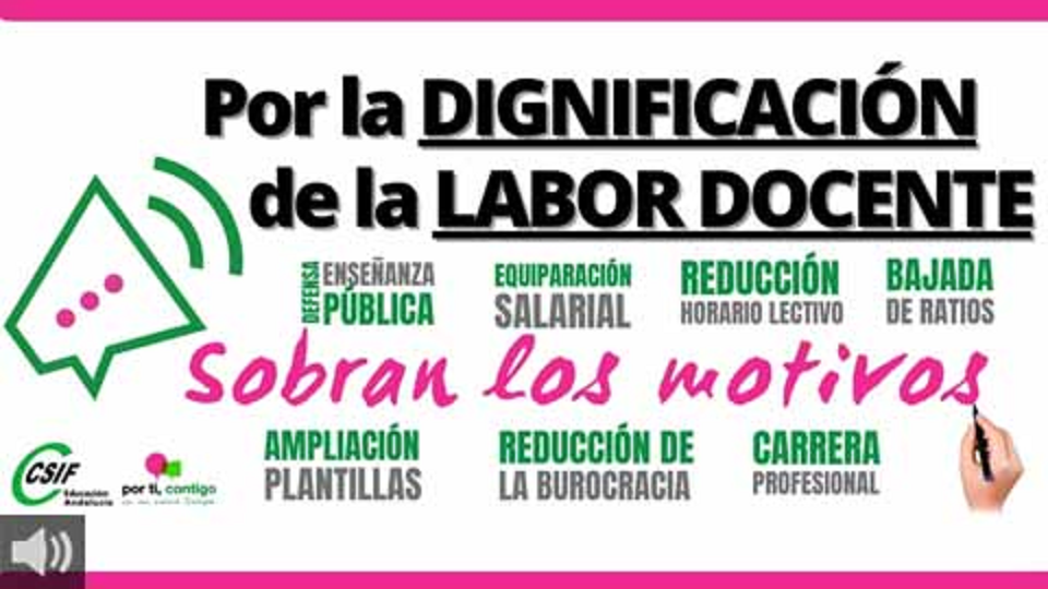 Bajo el lema ‘Sobran los motivos’, el sindicato ha convocado una nueva concentración, el próximo día 23, en la sede de la Consejería de Educación de la capital andaluza
 